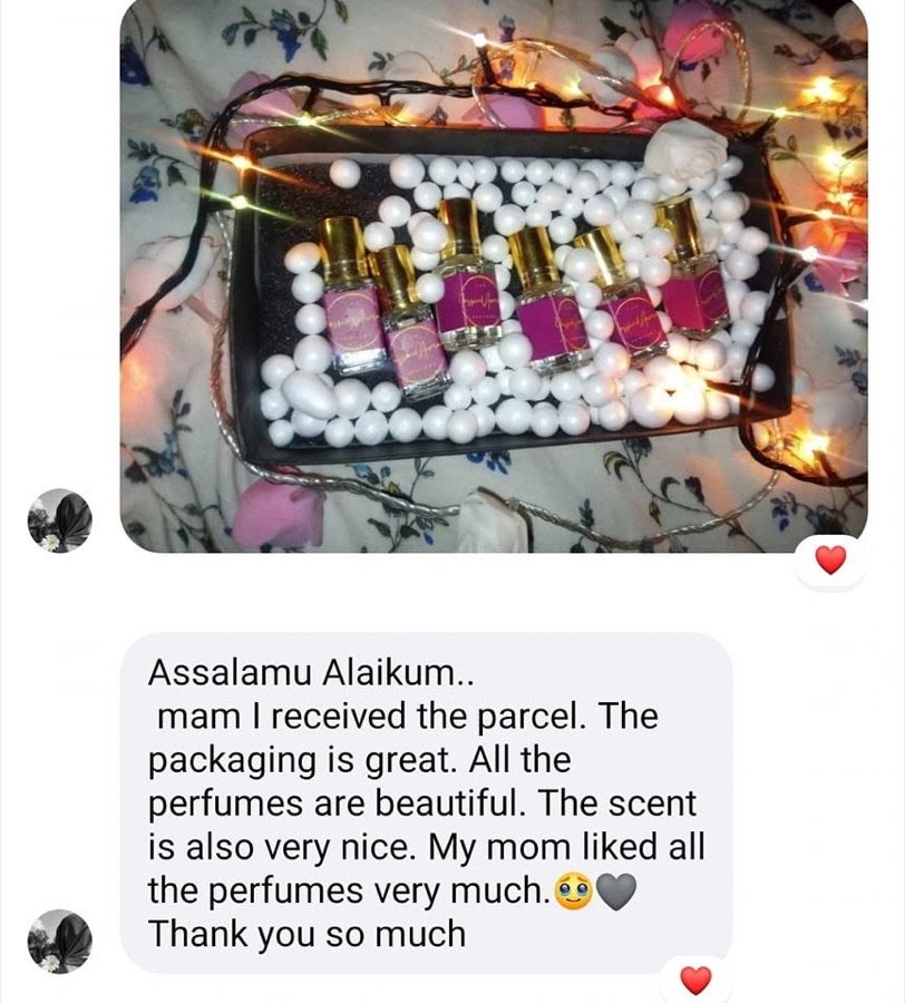 Inspired Aroma customer review screenshot 1